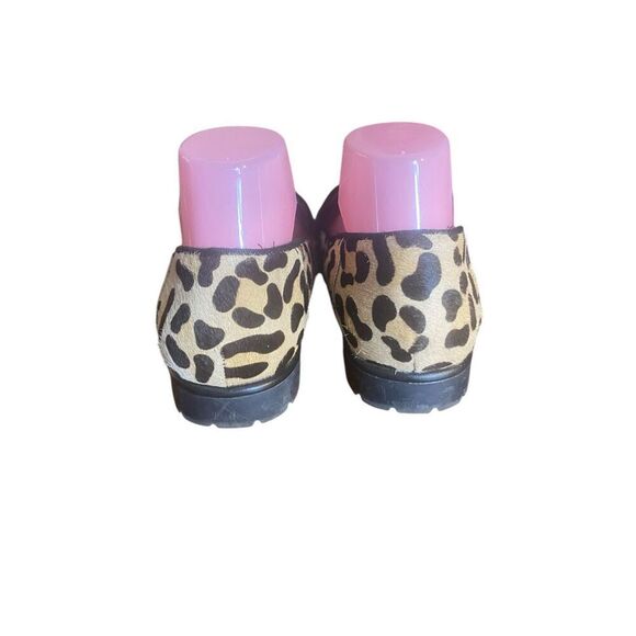 Me Too Cairo Leopard Print Pony Hair Slip On Flat Loafer Women’s Sz 8.5 - Picture 4 of 8